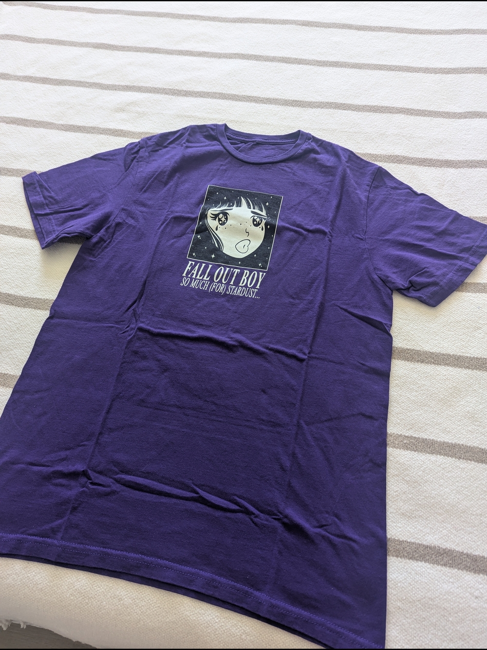 Fall Out Boy Graphic Tee in Purple